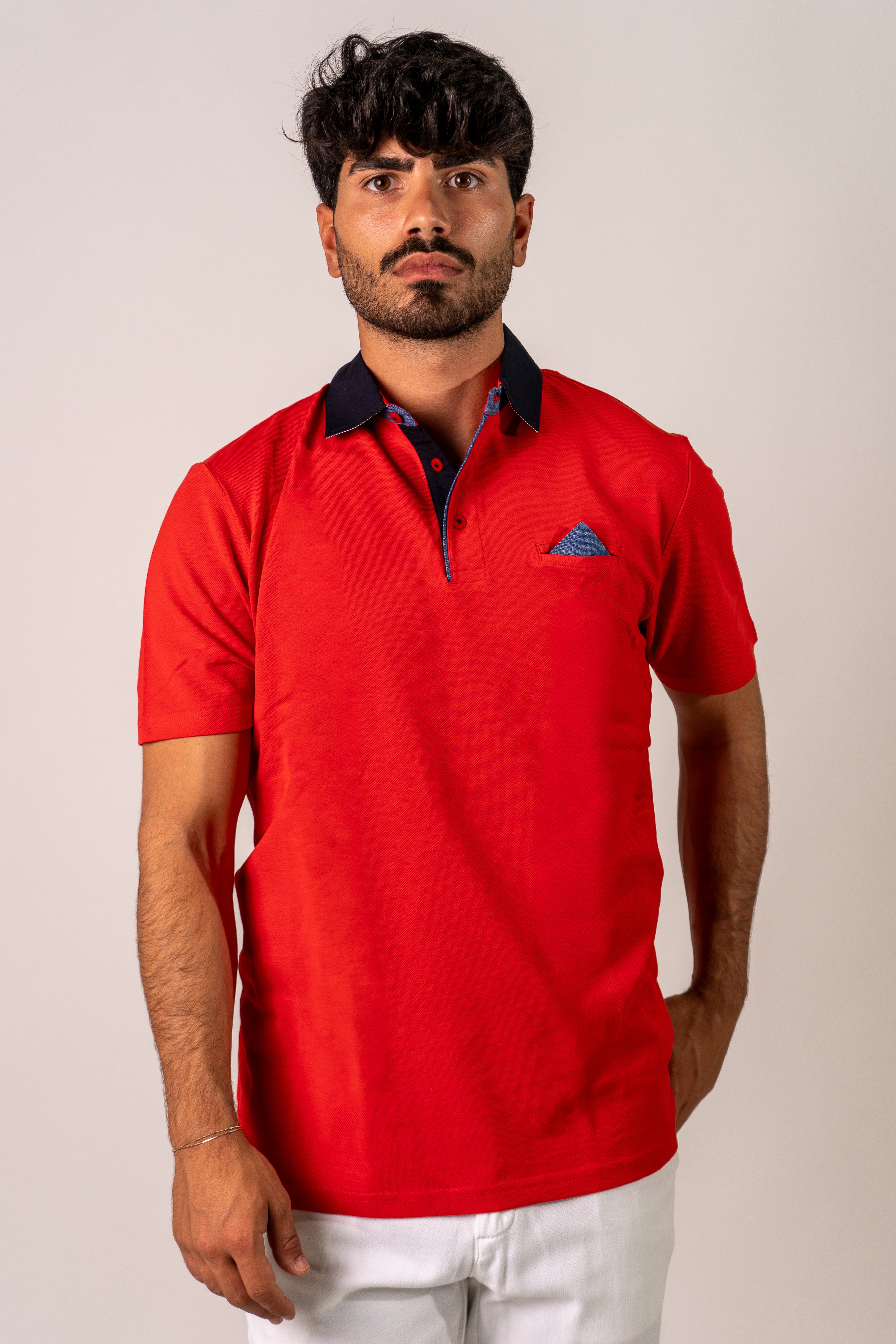 Polo rosso Vicy