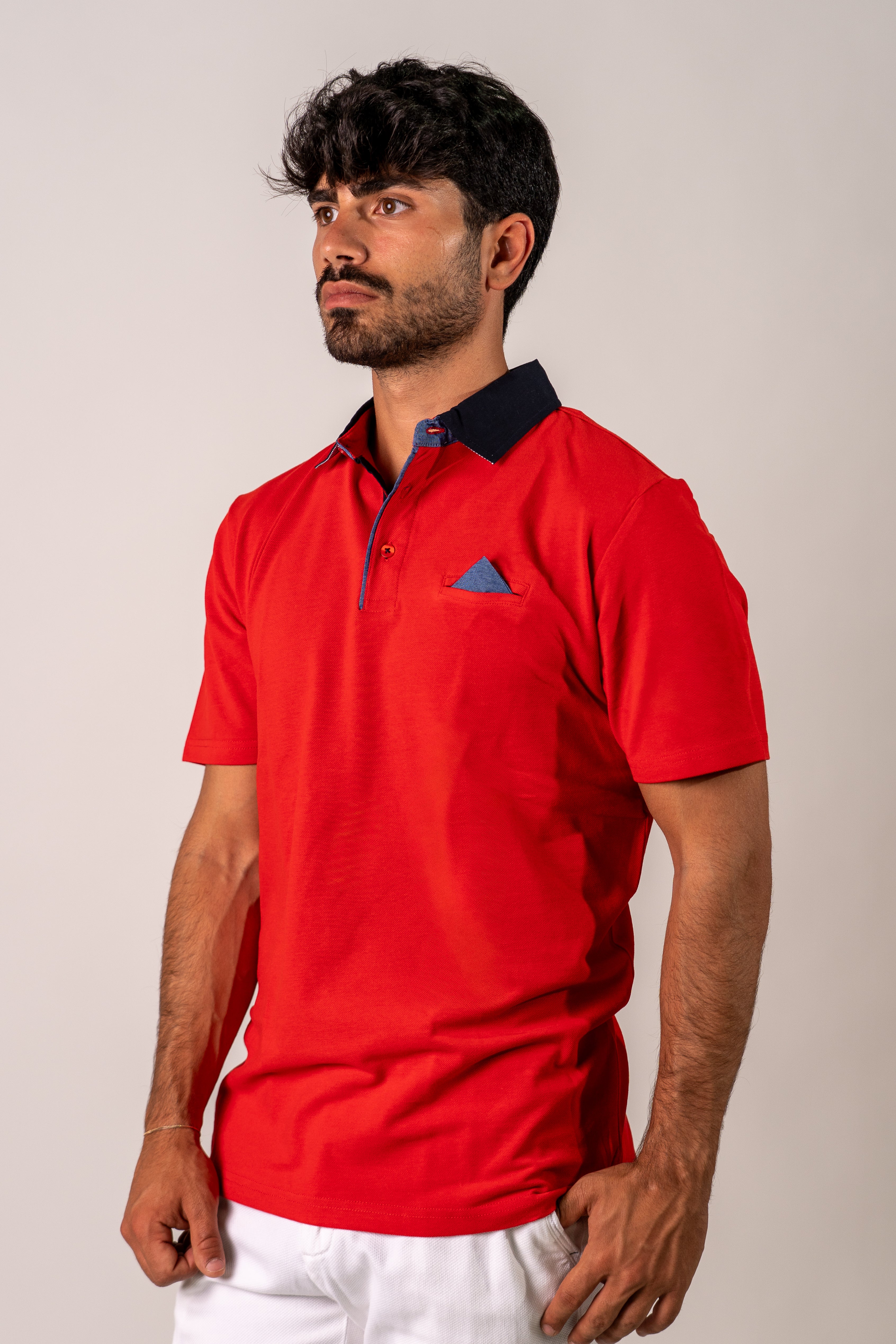 Polo rosso Vicy