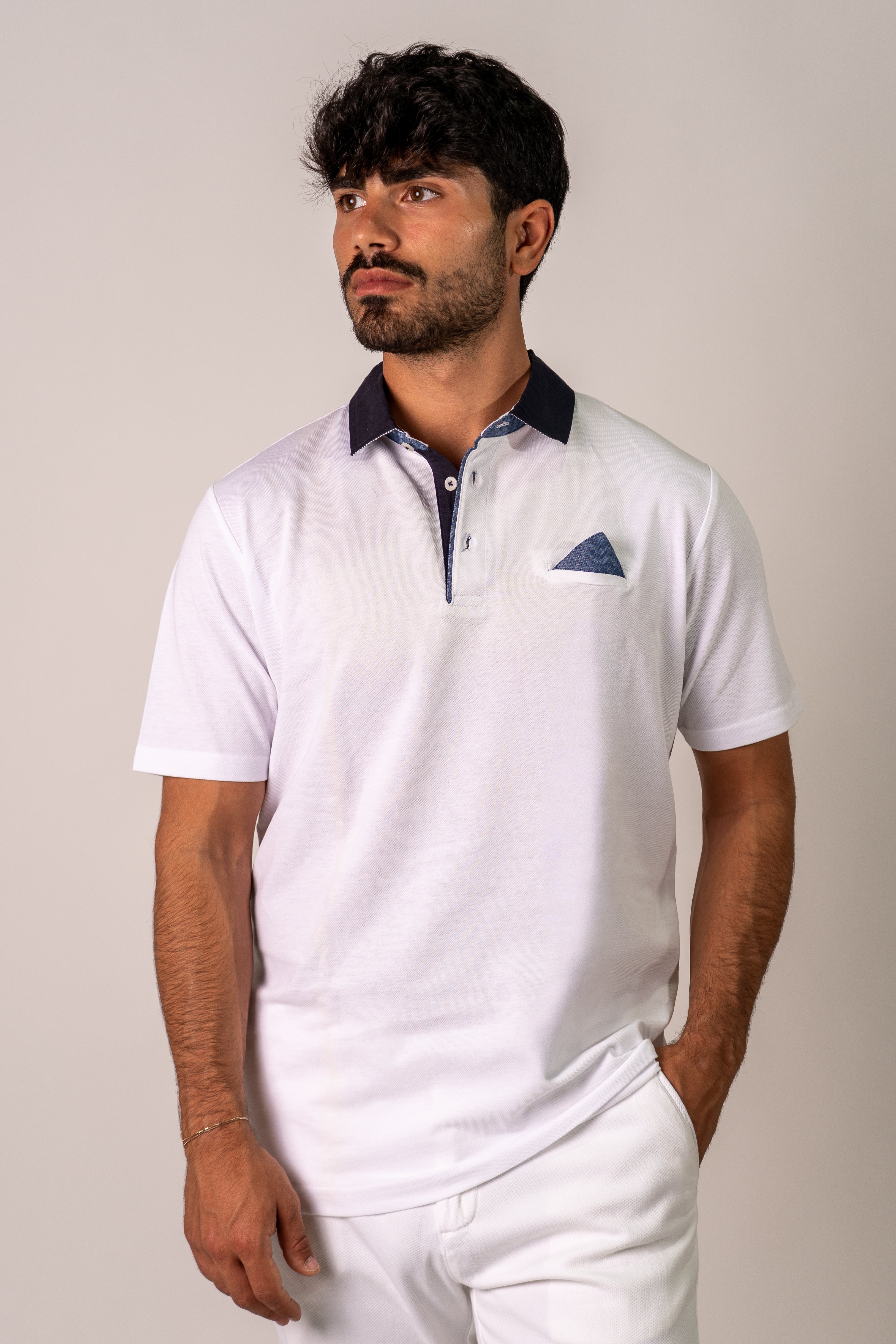 Polo bianco Vicy