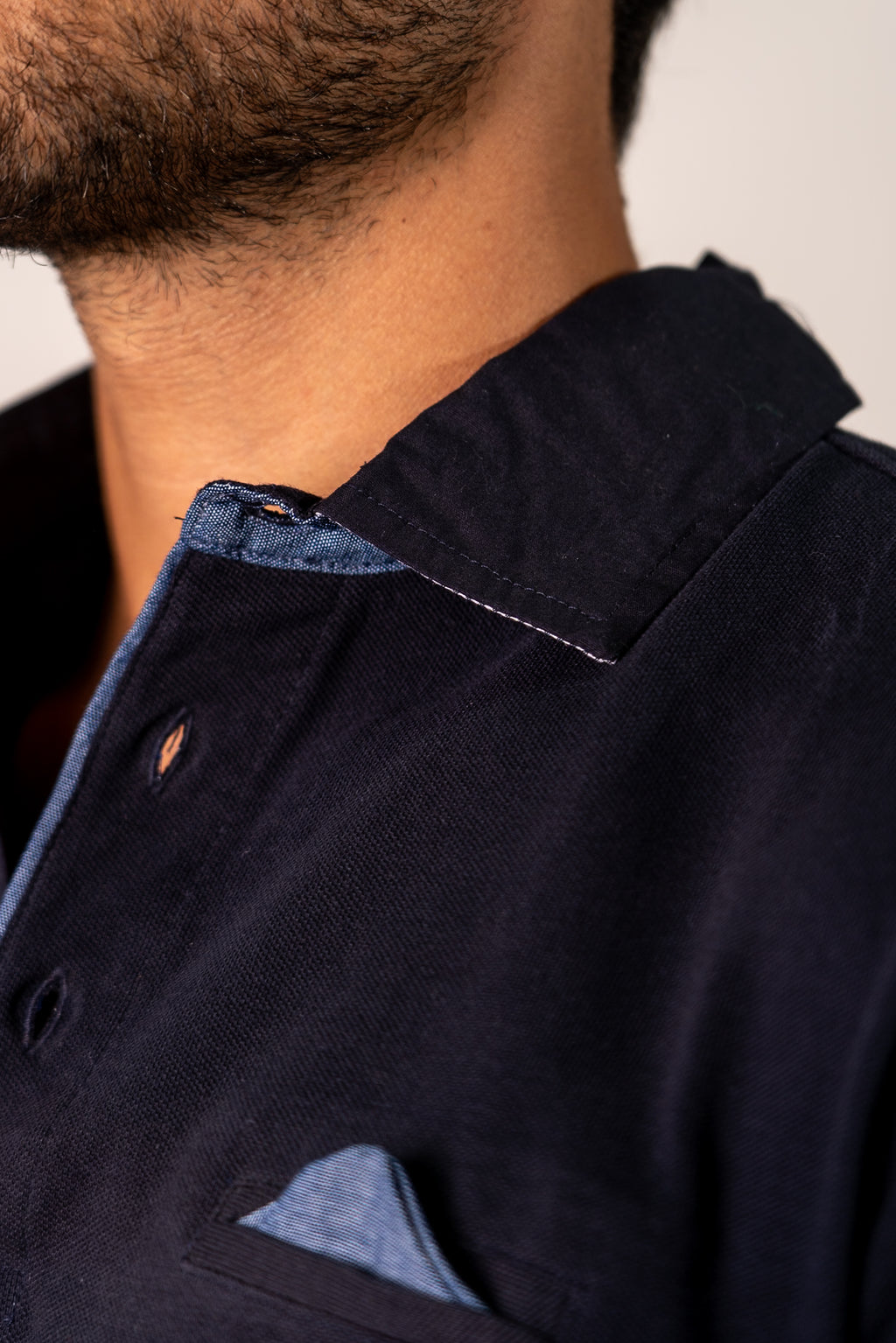 Polo blu Vicy
