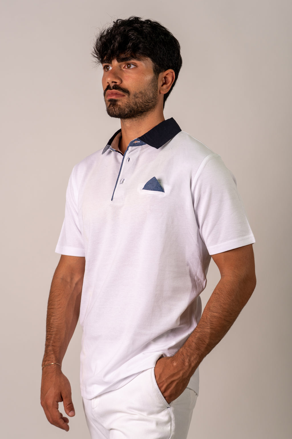 Polo bianco Vicy