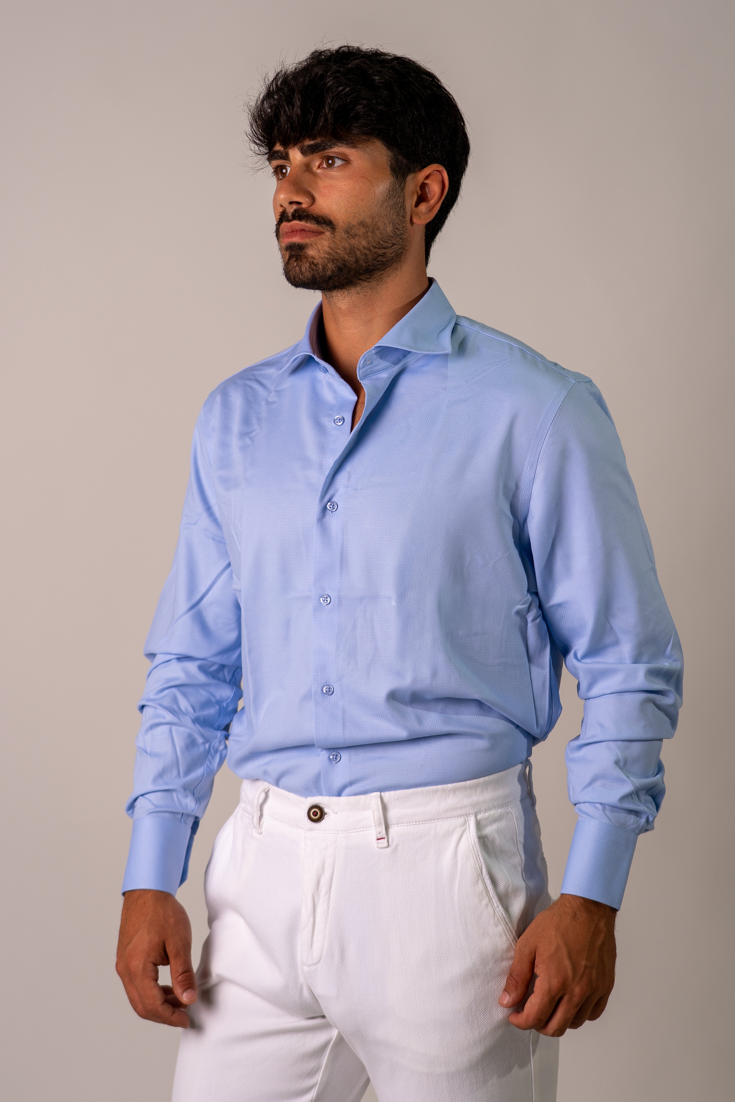 Camicia azzurro Oxford